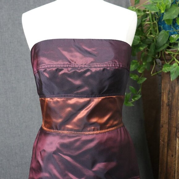 HELEN MORLEY Womens *10 Strapless Bespoke Gown Dress *Altered - Picture 7 of 16
